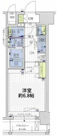 アクアプレイス福島EYEの物件間取画像